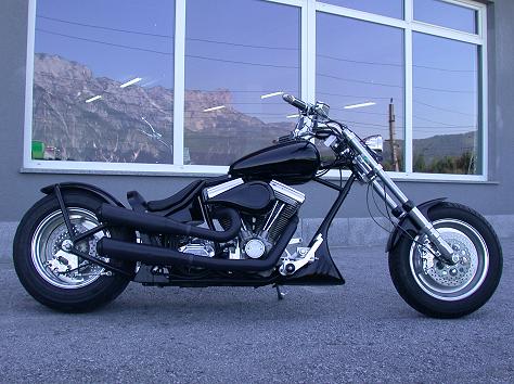 Harley Davidson S-Fat Black 