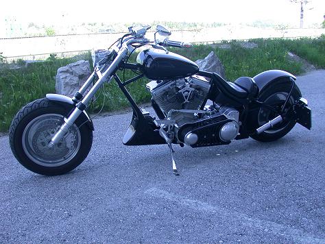 Harley Davidson S-Fat Black 