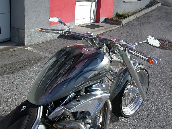 Yamaha XV 1600 Wild Star Grey Flame