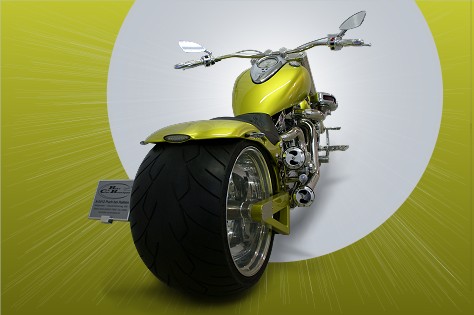 Yamaha XV 1600 Wild Star Poison in Yellow