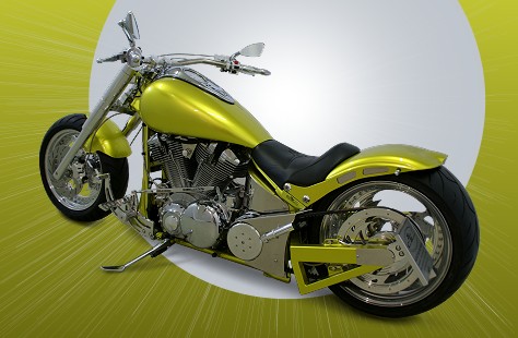 Yamaha XV 1600 Wild Star Poison in Yellow