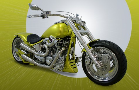 Yamaha XV 1600 Wild Star Poison in Yellow