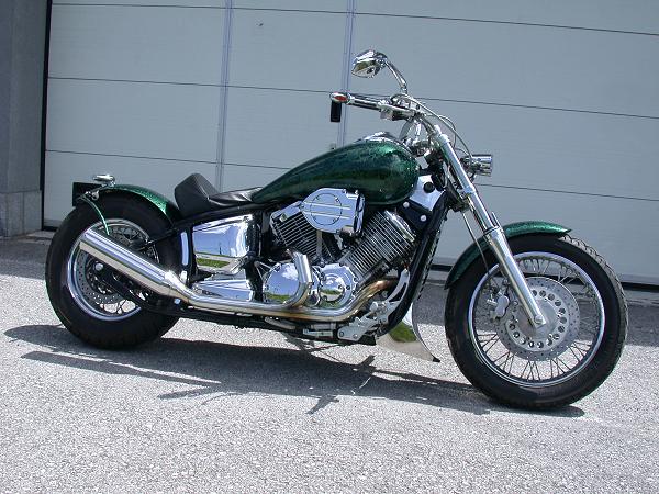 Yamaha XVS 1100 Drag Star Green