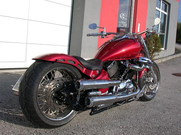 Yamaha XVS 1100 Drag Star Red Pearl 