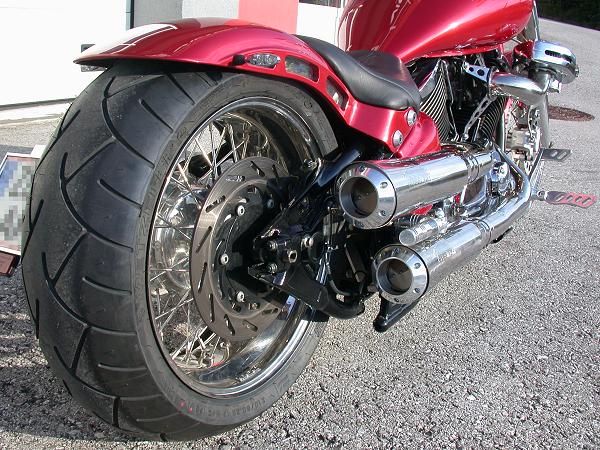 Yamaha XVS 1100 Drag Star Red Pearl 